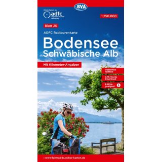 25 Bodensee Schwbische Alb 1:150.000