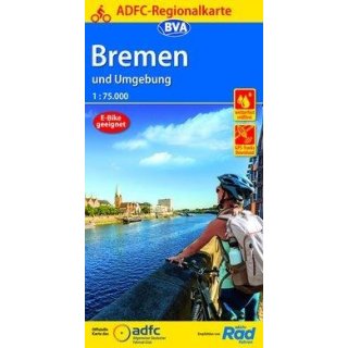 Bremen und Umgebung, 1:75.000