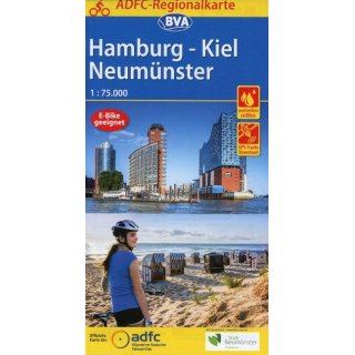 Hamburg/Neumünster/Kiel 1:75.000