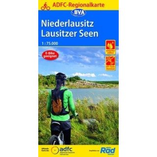 Niederlausitz Lausitzer Seen, 1:75.000