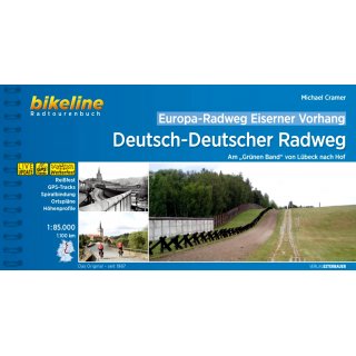 Europa-Radweg Eiserner Vorhang 3 Deutsch-Deutscher Radweg 1:85.000