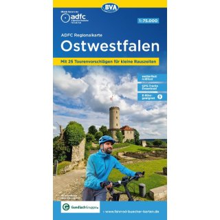 Ostwestfalen mit Tagestouren-Vorschlgen, 1:75.000