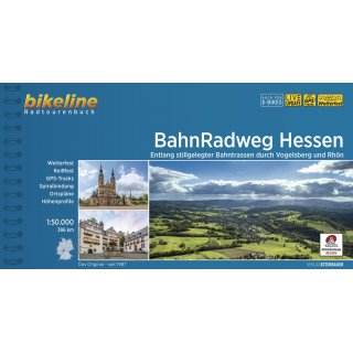 Bahnradweg Hessen 1:50.000