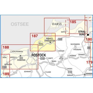 187 Ostseebad Graal-Mritz, Ribnitz-Damgarten 1:35.000