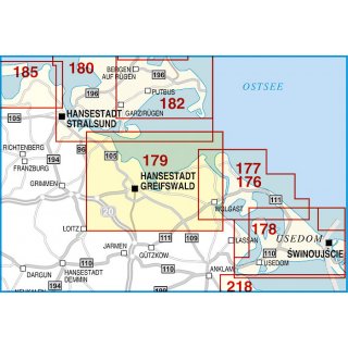 179 Hansestadt Greifswald 1.50.000