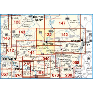 122 Bautzen und Umgebung 1 : 35 000