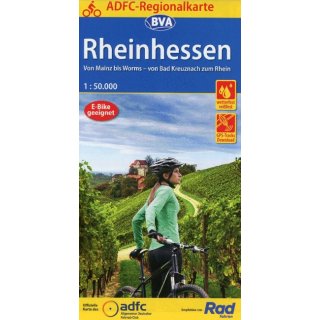 ADFC Regionalkarte Rheinhessen