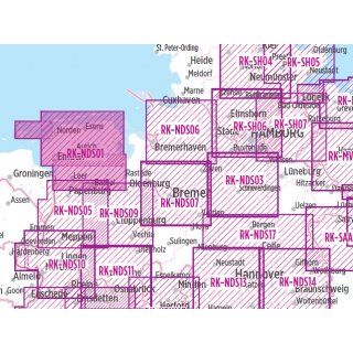 Ostfriesland, Ostfriesische Inseln 1:75.000
