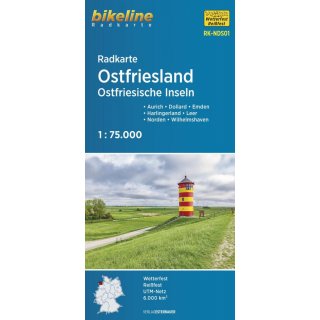Ostfriesland, Ostfriesische Inseln 1:75.000