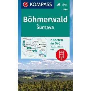 WK 2000 Bhmerwald, Sumava 1:50.000