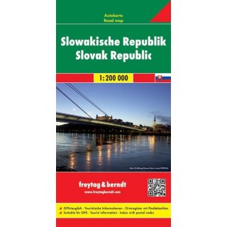 Slowakische Republik Straenkarte