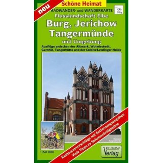 242 Elbe. Burg, Jerichow, Tangermünde und Umgebung 1 : 50 000
