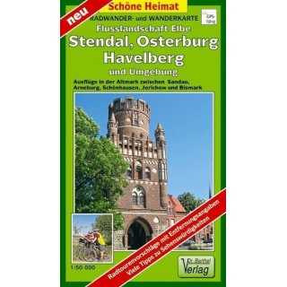 243 Elbe, Stendal, Osterburg, Havelberg und Umgebung 1 : 50 000