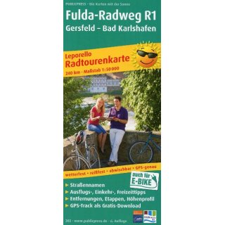 Leporello Fulda Radweg