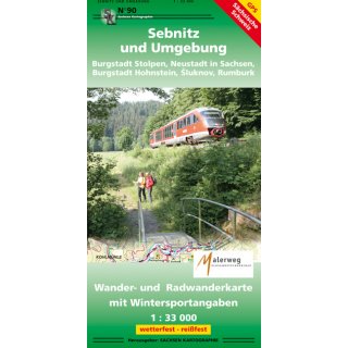 90 Sebnitz und Umgebung 1:33.000