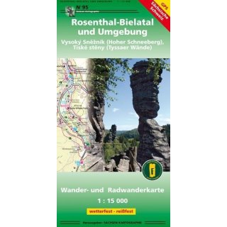 95 Rosenthal-Bielatal und Umgebung 1 : 15 000