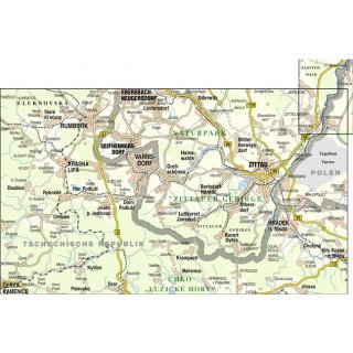040 Naturpark Zittauer Gebirge - Luzicke Hory (Lausitzer Gebirge) 1:33.000
