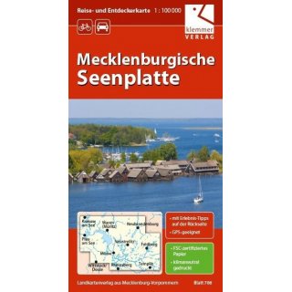 708 Mecklenburgische Seenplatte 1 : 100 000