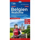 ADFC Fahrradkarte Belgien Wallonie