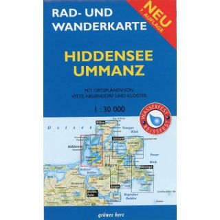 Hiddensee, Ummanz 1 : 30 000
