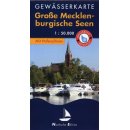 Gewsserkarte Groe Mecklenburgische Seen 1 : 50 000