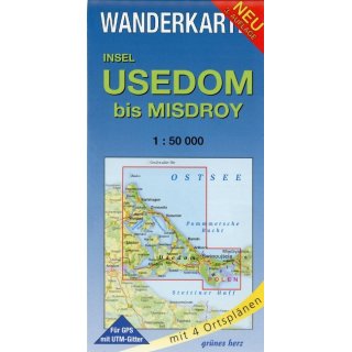 Usedom bis Misdroy 1 : 50 000