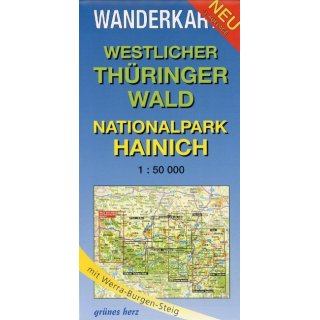 Westlicher Thringer Wald - Nationalpark Hainich 1 : 50 000