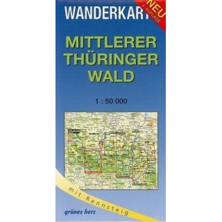 Mittlerer Thringer Wald 1 : 50 000