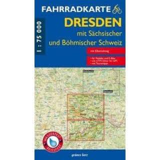 Dresden mit sächsischer und böhmischer Schweiz 1:75 000