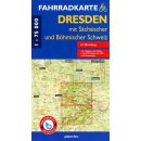 Dresden mit schsischer und bhmischer Schweiz 1:75 000