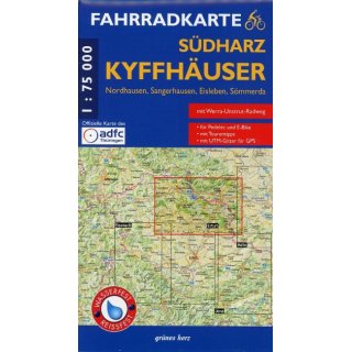 Sdharz, Kyffhuser Fahrradkarte 1 : 75 000