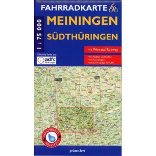 Meiningen Sdthringen Fahrradkarte 1 : 75 000