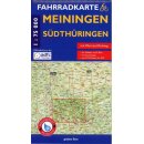 Meiningen Sdthringen Fahrradkarte 1 : 75 000