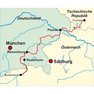 Auf dem Jakobsweg durch Bhmen, das sterreichische Mhlviertel und Sdostbayern nach Innsbruck