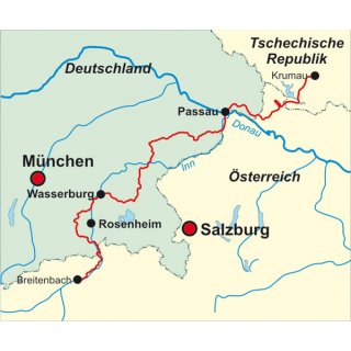 Auf dem Jakobsweg durch Bhmen, das sterreichische Mhlviertel und Sdostbayern nach Innsbruck