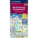 Kompass Radtourenkarte Mecklenburg-Vorpommern