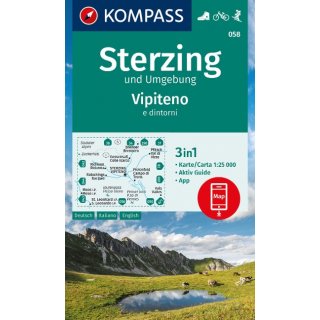 WK  058 Sterzing und Umgebung, Vipteno e dintorni 1:25 000