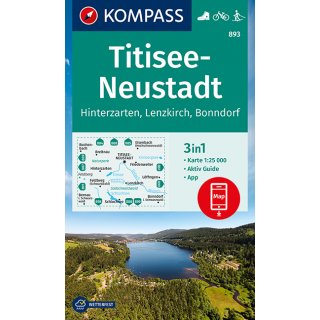 WK  893 Titisee-Neustadt 1 . 25 000