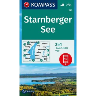 WK  793 Starnberger See 1:25.000