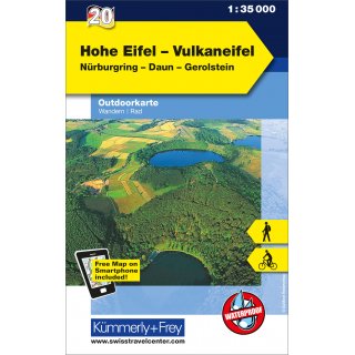 KuF Hohe Eifel - Vulkaneifel  1 : 35 000