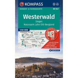 WK  847 Westerwald Karten-Set 1:50.000