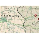 Eisenbahnnetz Polen 1951 (gefaltet Karte)
