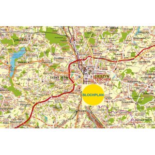 Teschener Land - Mhrisch Schlesien - Schlesische Beskiden 1:100.000