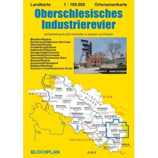 Oberschlesisches Industrierevier 1:100.000
