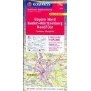 Bayern Nord, Baden-Wrttemberg Nord/Ost 1:125 000