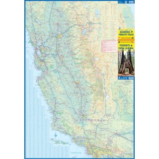 California Central & Yosemity 1:90.000/1:900.000