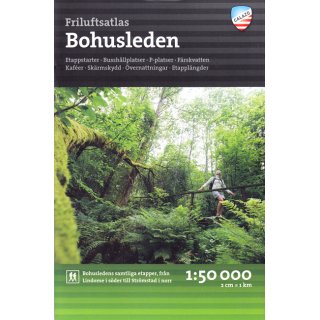 Bohusleden Wanderatlas 1:50.000