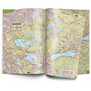 Bohusleden Wanderatlas 1:50.000