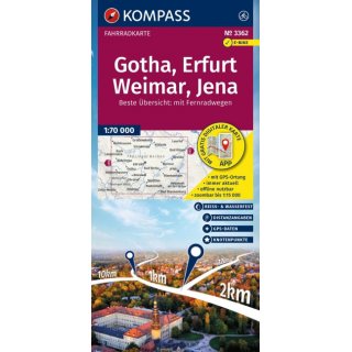 FK 3362 Gotha, Erfurt, Weimar, Jena