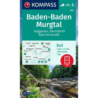 WK  872 Baden-Baden, Murgtal, Gaggenau, Gernsbach, Bad...